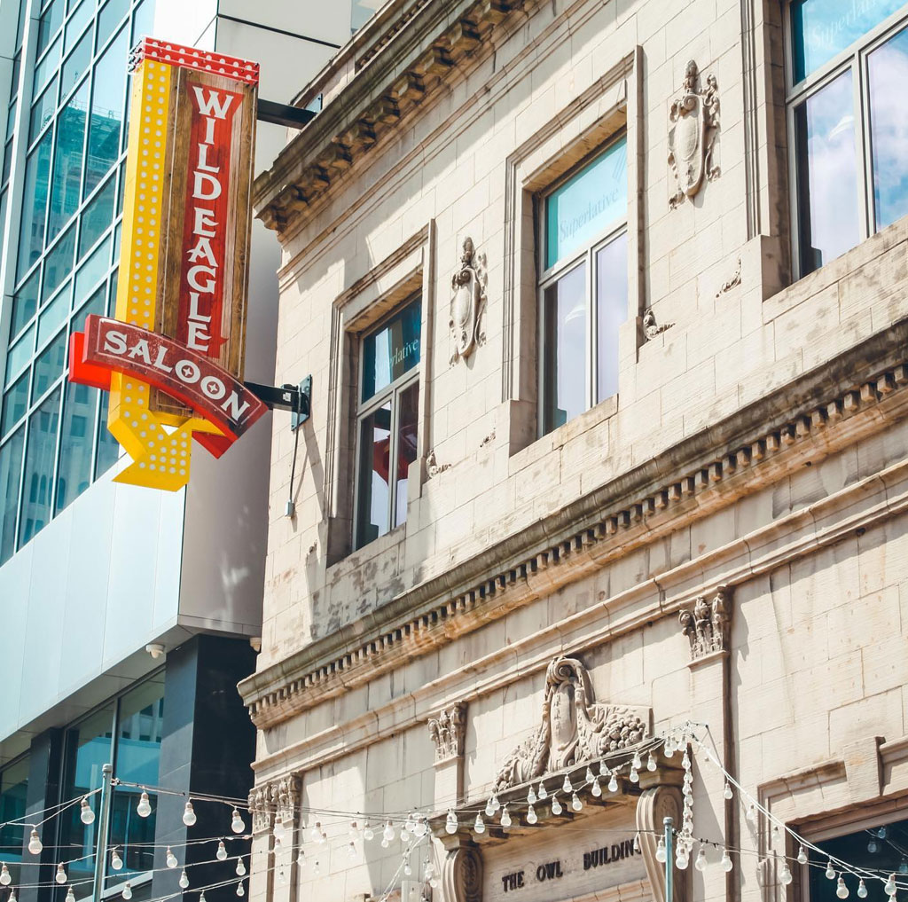 exterior image of wild eagle saloon